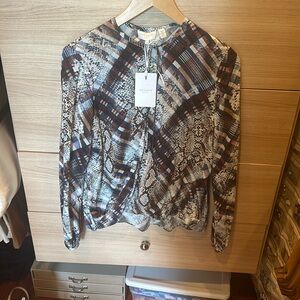 Ted Baker 1 (4US) Lyzza Mixed Print Top